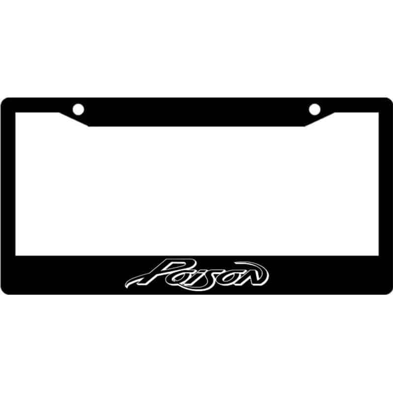 Poison-Band-Logo-License-Plate-Frame