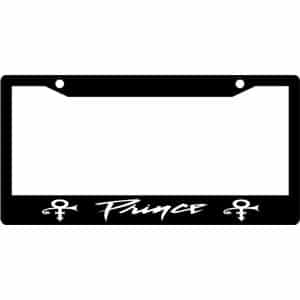 Prince-Symbol-License-Plate-Frame