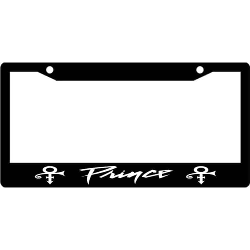 Prince-Symbol-License-Plate-Frame