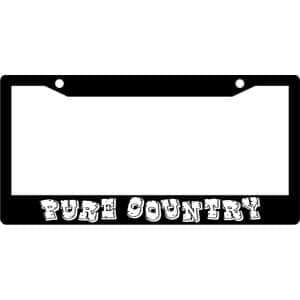 Pure-Country-License-Plate-Frame