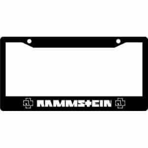 Rammstein-Band-Logo-License-Plate-Frame