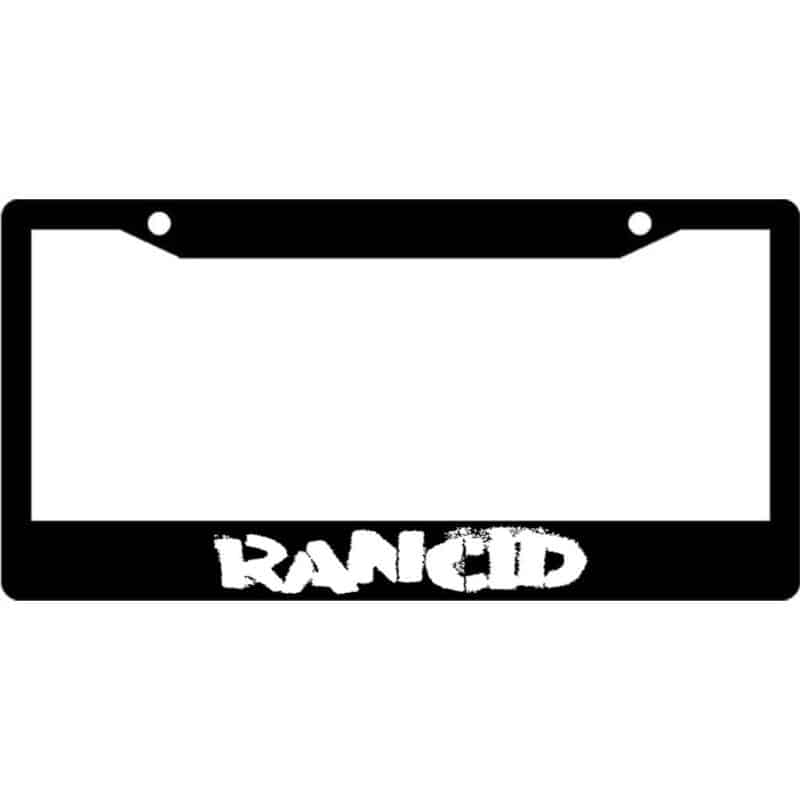 Rancid-Band-Logo-License-Plate-Frame