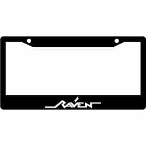 Raven-Band-Logo-License-Plate-Frame