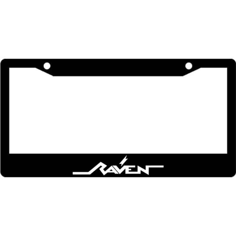 Raven-Band-Logo-License-Plate-Frame