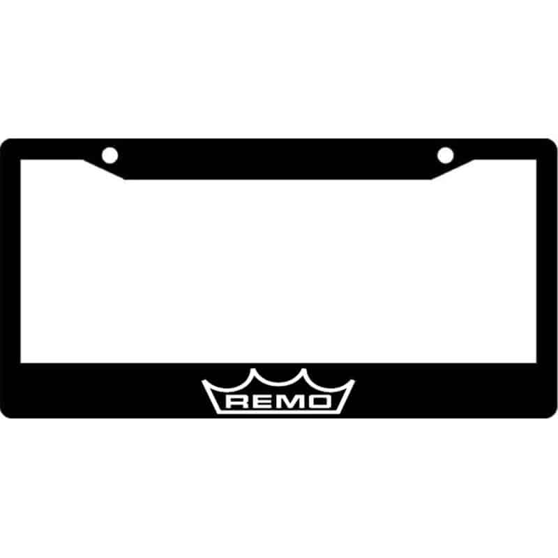 Remo-Drumhead-License-Plate-Frame