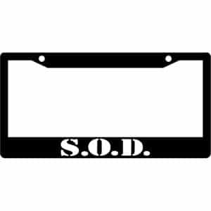SOD-Band-Logo-License-Plate-Frame