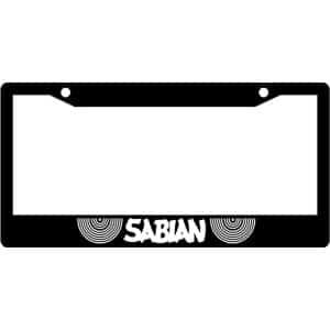 Sabian-Cymbals-License-Plate-Frame