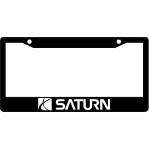 Saturn-Logo-License-Plate-Frame