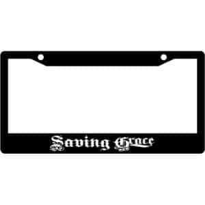Saving-Grace-Band-Logo-License-Plate-Frame