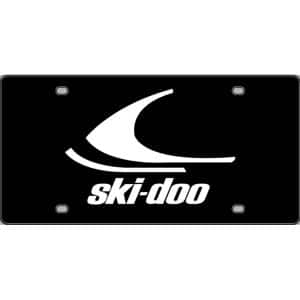 Ski-Doo-Logo-License-Plate