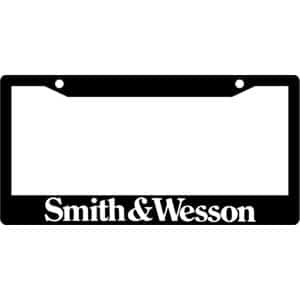 Smith-Wesson-Logo-License-Plate-Frame