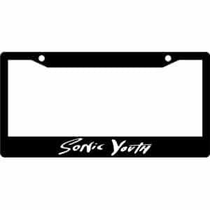 Sonic-Youth-Band-Logo-License-Plate-Frame