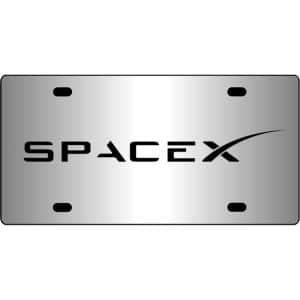 SpaceX-Logo-Mirror-License-Plate