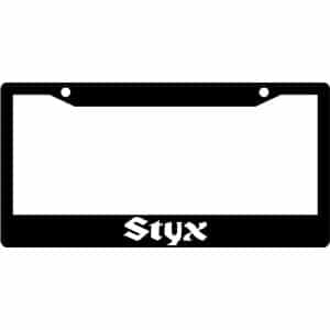 Styx-Band-Logo-License-Plate-Frame