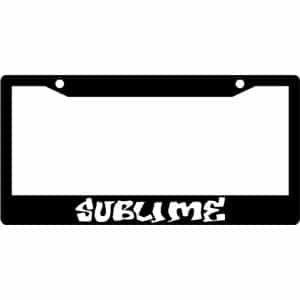 Sublime-Band-Logo-License-Plate-Frame