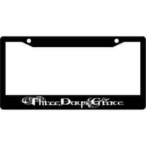 Three-Days-Grace-Band-Logo-License-Plate-Frame