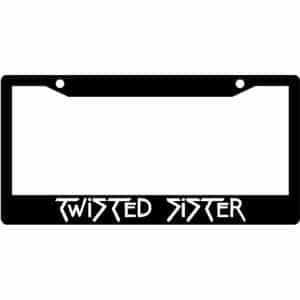 Twisted-Sister-Band-Logo-License-Plate-Frame