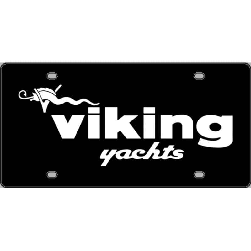 viking yachts license plate