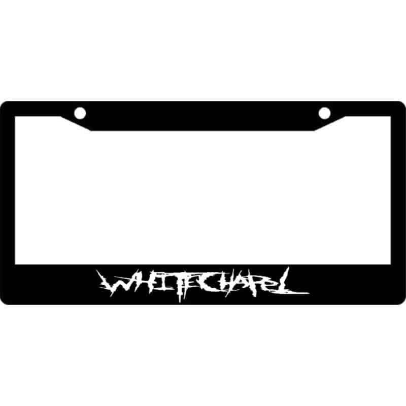 Whitechapel-Band-Logo-License-Plate-Frame