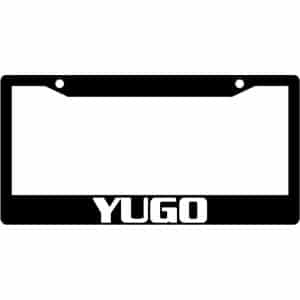 Yugo-Logo-License-Plate-Frame