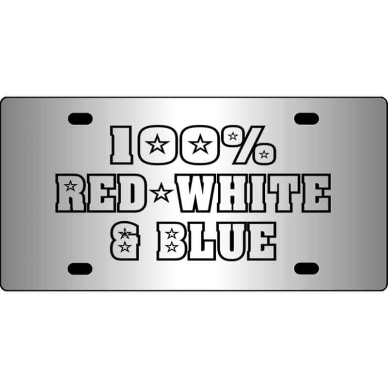 100-Percent-Red-White-Blue-Mirror-License-Plate