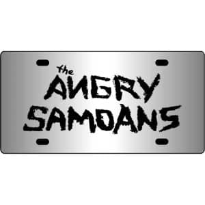Angry-Samoans-Mirror-License-Plate
