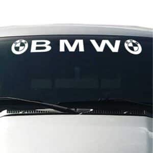 BMW-Windshield-Visor-Decal-White