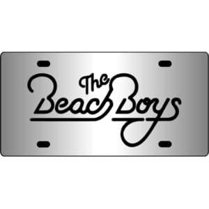 Beach-Boys-Logo-Mirror-License-Plate