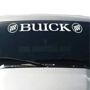 Buick-Windshield-Visor-Decal-White