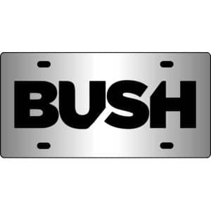 Bush-Band-Logo-Mirror-License-Plate