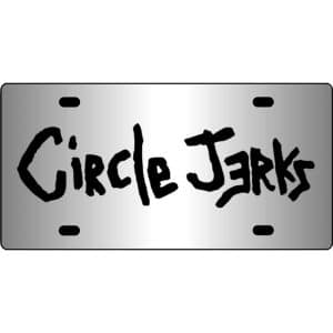 Circle-Jerks-Band-Logo-Mirror-License-Plate