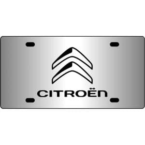 Citroen-Logo-Mirror-License-Plate