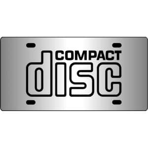 Compact-Disc-Mirror-License-Plate