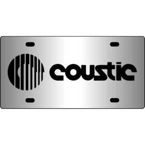 Coustic-Audio-Mirror-License-Plate