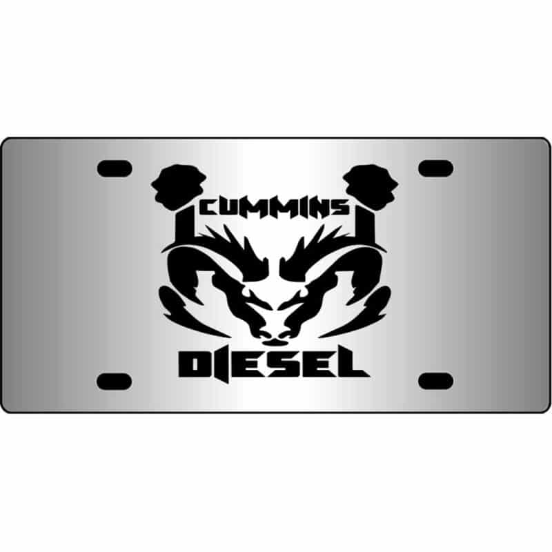 Cummins-Diesel-Ram-Mirror-License-Plate