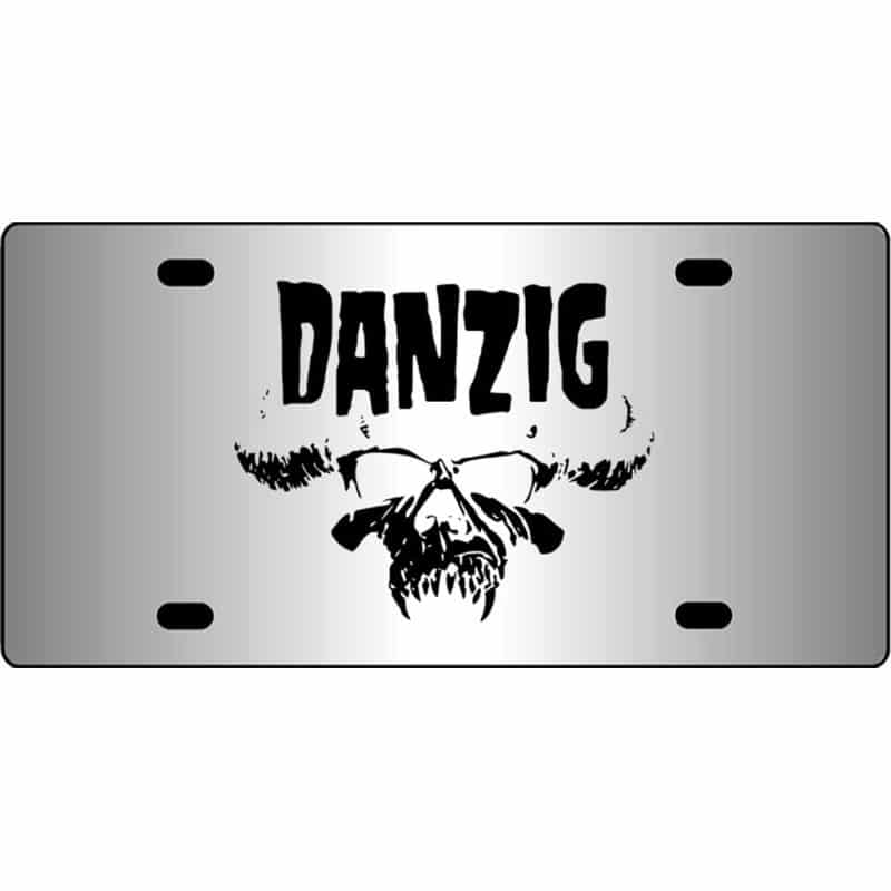 Danzig-Mirror-License-Plate