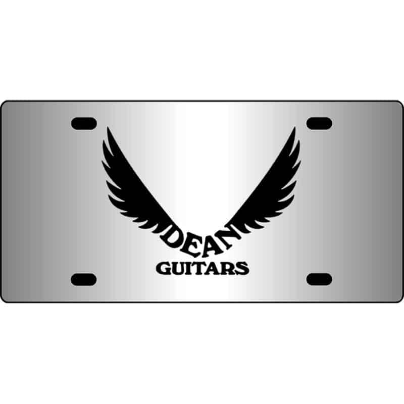 Dean-Guitars-Mirror-License-Plate