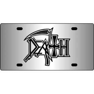 Death-Band-Mirror-License-Plate