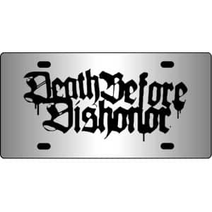 Death-Before-Dishonor-Mirror-License-Plate