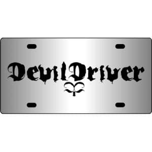 Devil-Driver-Band-Logo-Mirror-License-Plate