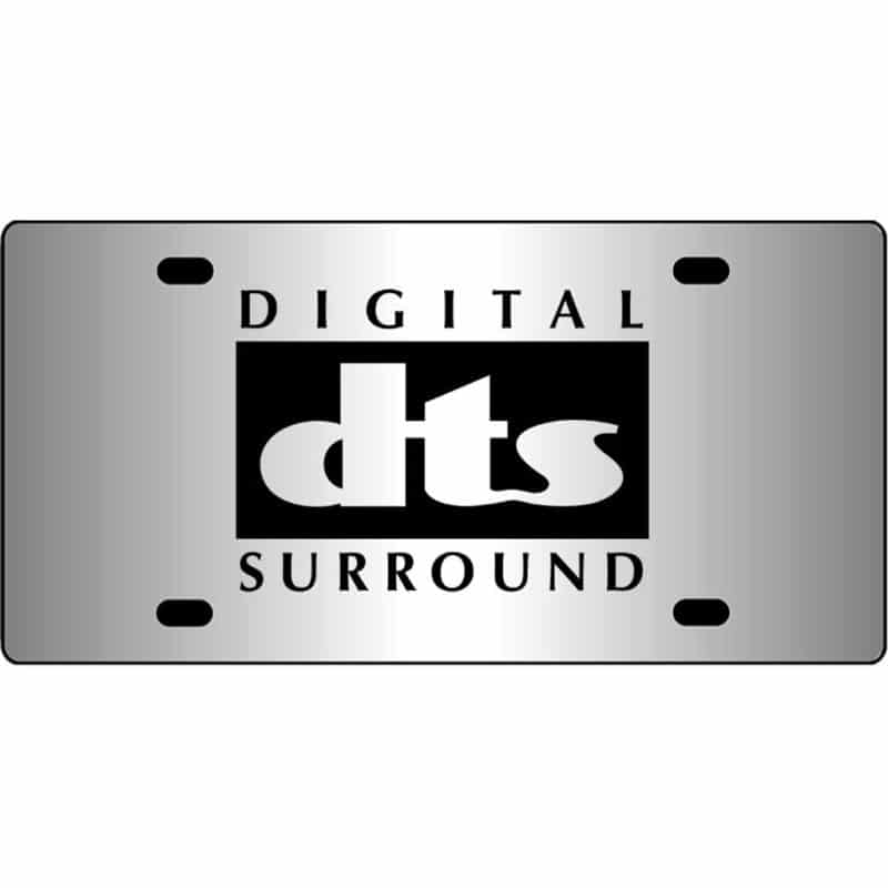 Digital-DTS-Surround-Mirror-License-Plate