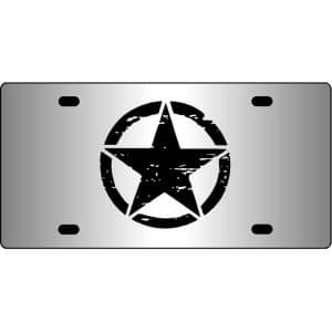 Distressed-Jeep-Star-Mirror-License-Plate