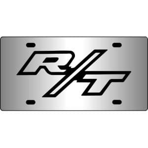 Dodge-RT-Logo-Mirror-License-Plate