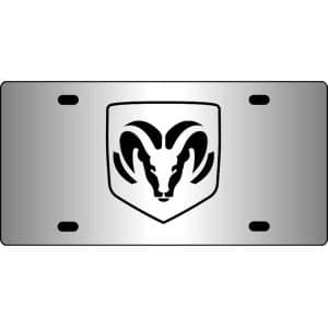 Dodge-Ram-Emblem-Mirror-License-Plate