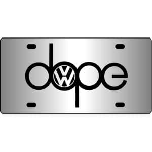 Dope-VW-Mirror-License-Plate