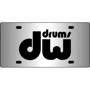Drums-Workshop-Logo-Mirror-License-Plate