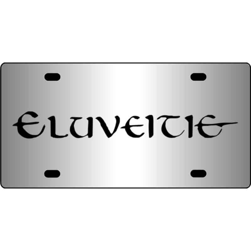 Eluveitie-Band-Logo-Mirror-License-Plate