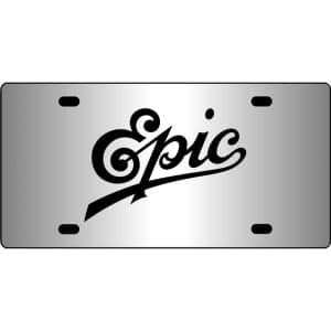 Epic-Records-Mirror-License-Plate