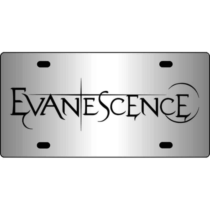 Evanescence-Logo-Mirror-License-Plate