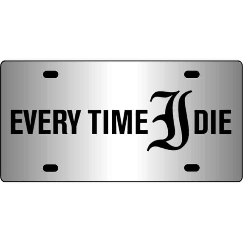 Every-Time-I-Die-Band-Logo-Mirror-License-Plate